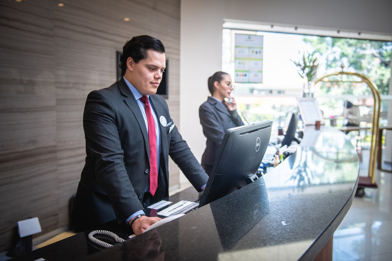 hotel reception